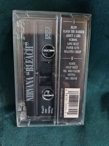 Nirvana BLEACH cassette tape 1989 Sub Pop SP34A - Picture 2 of 3