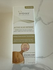 Embrace Active Scar Defense Silicone Sheets 6.3 Inch Pack of 2 For Tummy Tuck