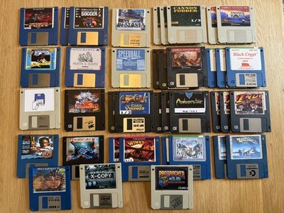 Große Amiga Software/Spiele Sammlung - fast alle getestet und funktionieren 