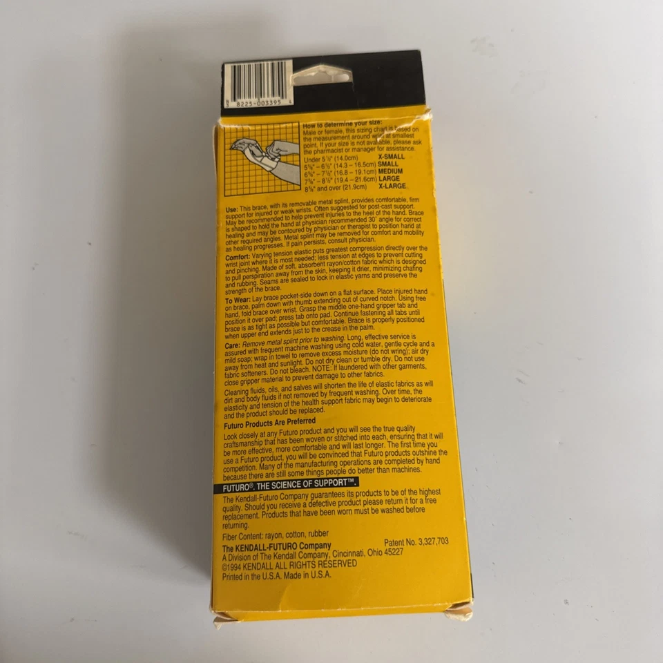 Muñequera Futuro Splint para mano derecha talla L Foto 2 de 4