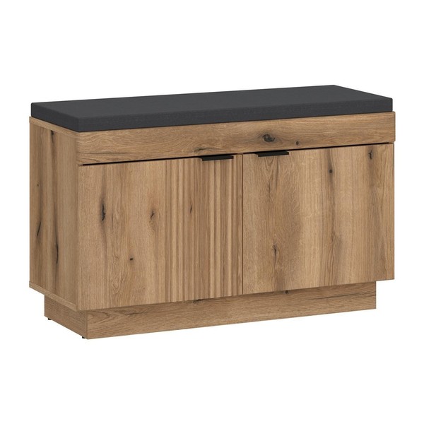 Garderobenbank Sitzbank 2 TüRen Soft-Close Coast Evoke Eiche Dekor 88 X 40 Cm-image
