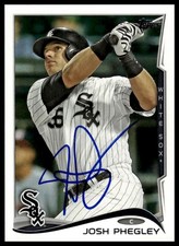 Josh Phegley Chicago White Sox 2014 Topps Signed Auto Card #26 ~ COA