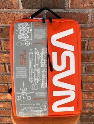 NASA Backpack Spacesuit Orange Space Shuttle USB Cable NWT