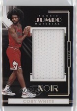 2019-20 Panini Noir Rookie Jumbo Material 56/99 Coby White #RJ-CBW 05cd