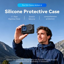 TELESIN Silicone Protective Case For DJI OSMO Action 6 Camera Case Accessories
