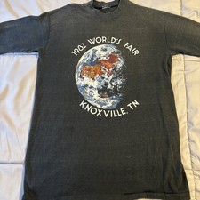 Vintage 1982 Worlds Fair Knoxville Tennessee T Shirt Small Single Stitch