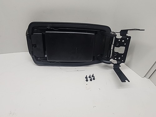2014-2020 Jeep Cherokee Center Console Arm Rest Armrest Lid Top Black Red Stitch - Picture 7 of 8
