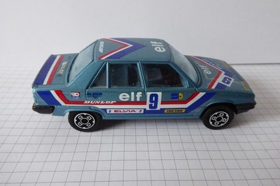 Renault 9 Rallye Elf Dunlop Modell  Blau grün  1:43  Bburaga  Made in Italy