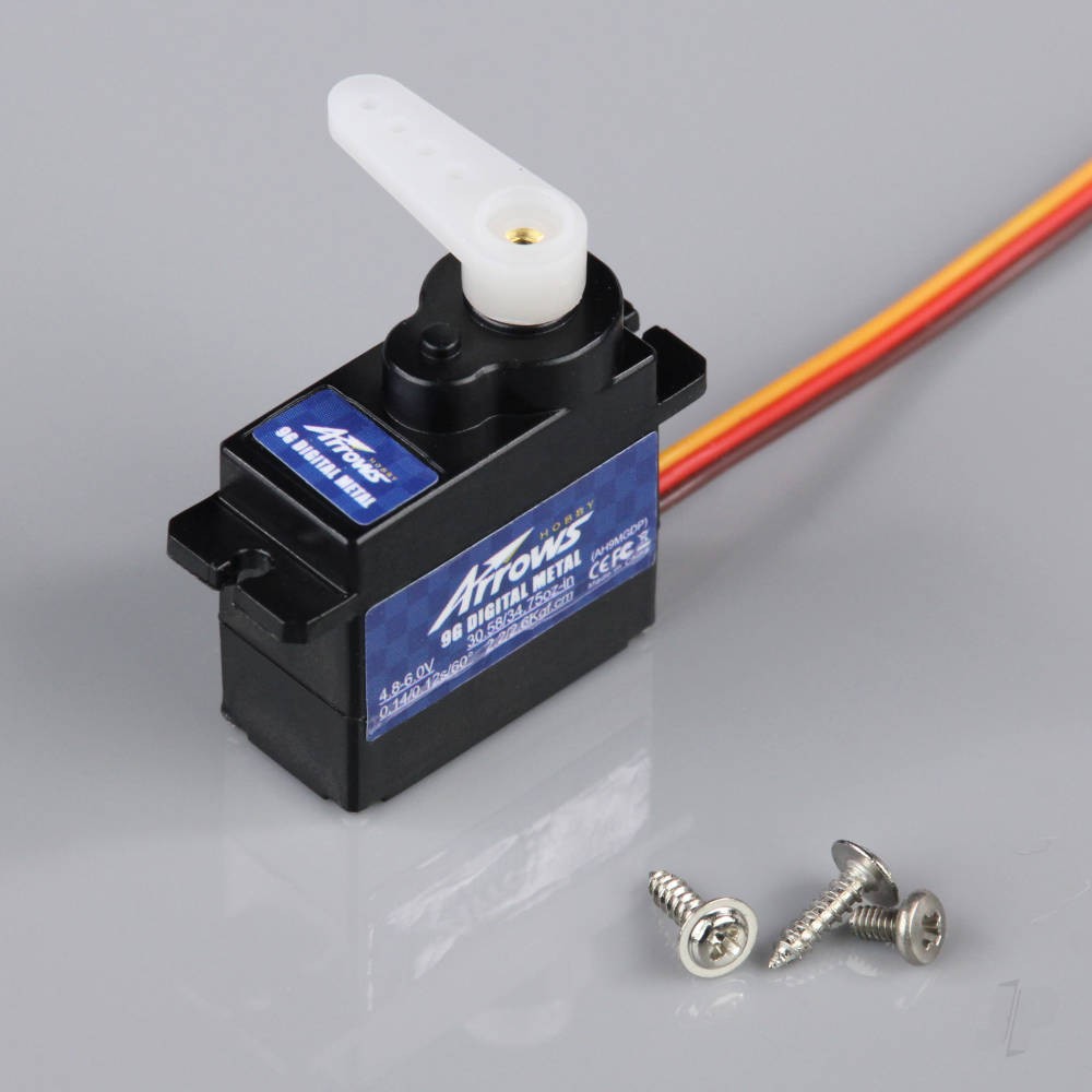Arrows Hobby 9g Metal Gear Servo Reverse Direction (for Mig-29) SER9MGR