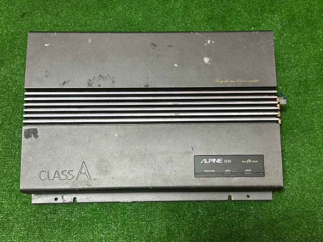Alpine Juba 3546 100W×2 Class A Amplifier Tested Working JP | eBay