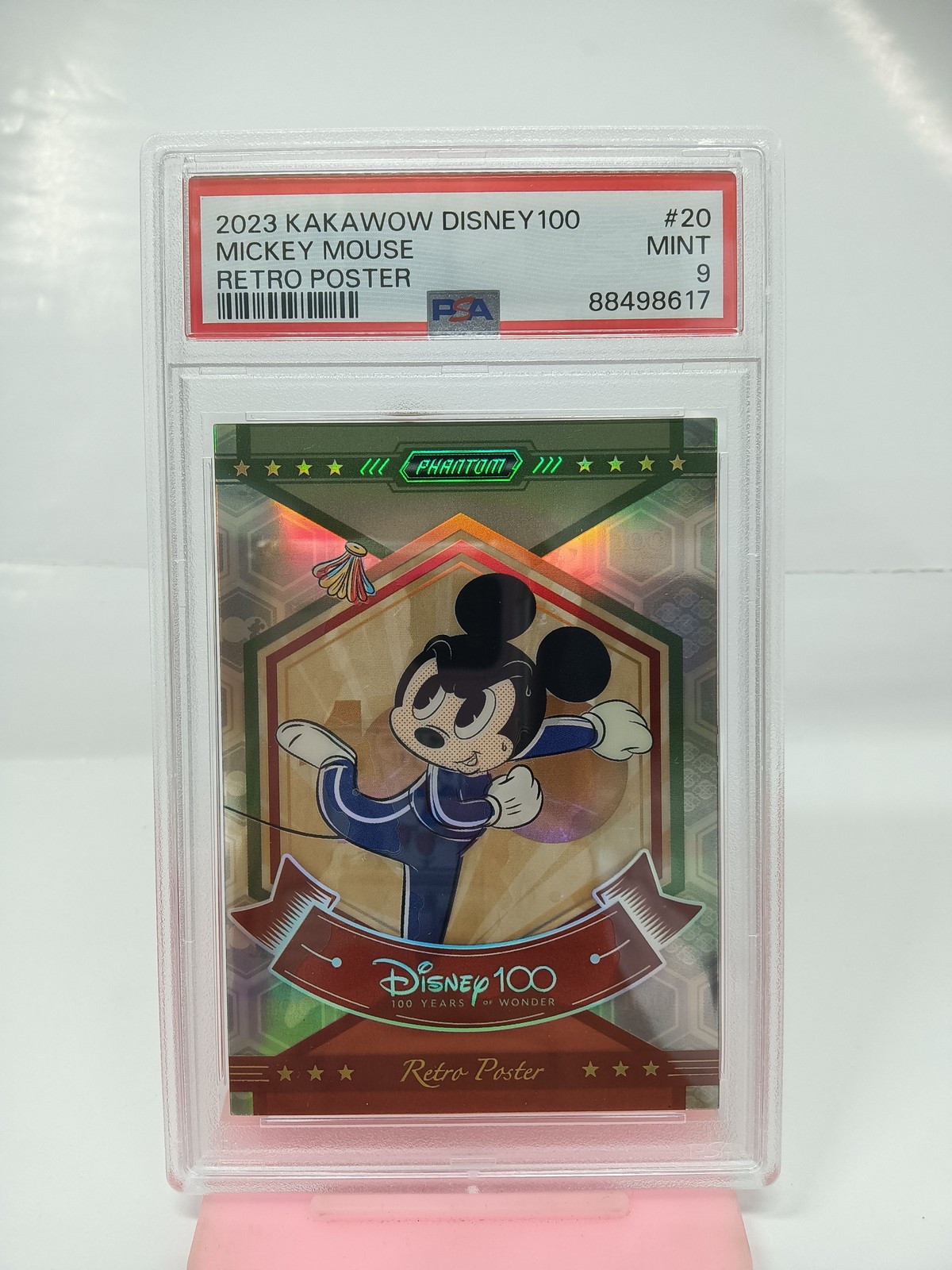 2023KAKAWOW DISNEY100 MICKEY MOUSE  RETRO POSTER Trading cards PD-RP-20 NO.84/99