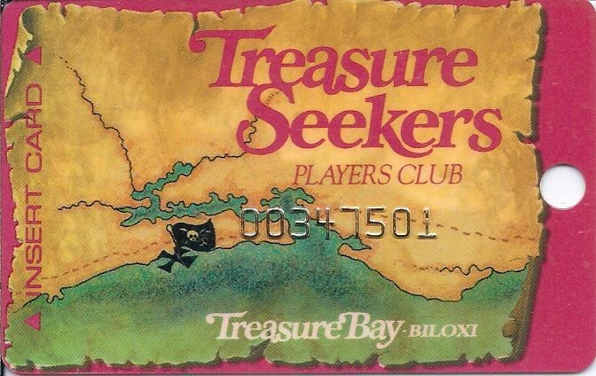 Treasure Bay Casino - Biloxi, MS - 1st Issue Slot Card, #Only