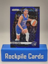 2024 Panini Prizm WNBA - Olivia Epoupa #95 Blue Velocity Prizm (RC)