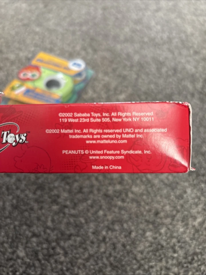 UNO Peanuts Special Edition Card Game in Deluxe Collector Tin – 2002. NIB. - Image 3 of 3