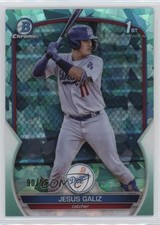 2023 Bowman Chrome Sapphire Edition Prospects Aqua 90/99 Jesus Galiz xb2