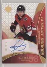 2018 Ultimate Collection 2008-09 Retro Rookies 66/175 Max Lajoie Maxime Auto 0a4