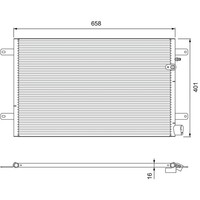 Kondensator Klimaanlage Valeo 814004 FüR Audi A6 C6 Avant Allroad