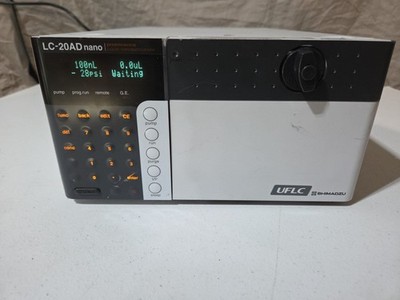 Shimadzu Prominence LC-20AD Liquid Chromatograph Nano Tested Working