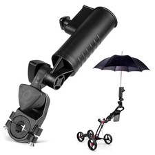 Golf Push Cart Umbrella Holder - 2 Packs 180 Degrees Adjustable Stroller