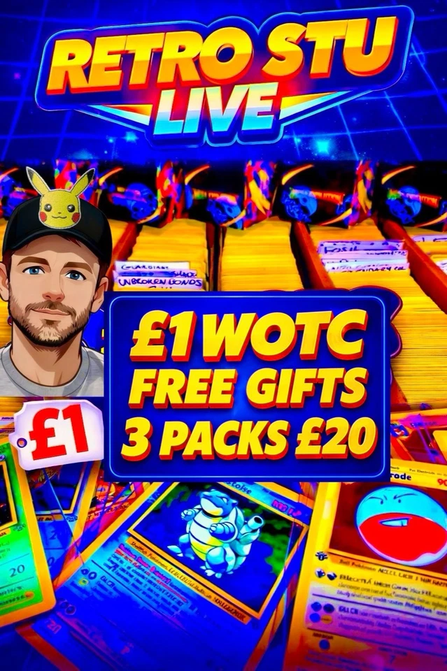 WOTC £1 Starts | Free Gifts | Sealed Promos | 3 Packs £20