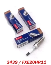 (QTY 3) Denso Spark Plug 3439 FXE20HR11 Iridium for 07-13 Nissan Altima / NOS