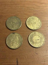 Chuck E Cheese - Tokens - Lot of  4 Coins ...1983 / 1991 / 1992
