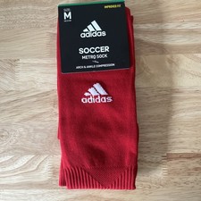 ADIDAS METRO SOCCER ARCH ANKLE COMPRESSION Medium SOCKS Digital Print Red New