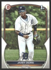 Javier Osorio #BP-4 2023 Bowman Prospects Detroit Tigers
