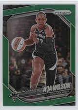 2025 Panini Prizm WNBA Green Prizm A'ja Wilson #76 0yg9