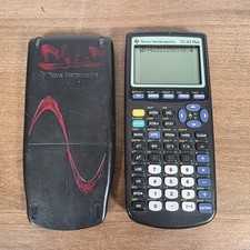 Texas Instruments TI-83 Plus Graphing Calculator Black Tested Working