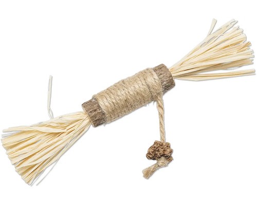 Katzenspielzeug Beeztees Matatabi Stick Strovy Mit Katzenminze Ca. 19,5X2X2 Cm-image