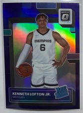 2022-23 DONRUSS OPTIC KENNETH LOFTON JR PURPLE HOLO ROOKIE 202 NM+