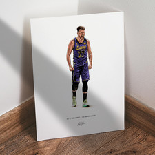Luka Doncic Poster Los Angeles Lakers Basketball 8x10 Print