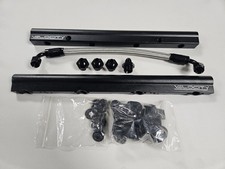 Billet Aluminum High Performance Fuel Rail Kit Ls1 5.7l Black For Stock Intake Billet Aluminum High Performance Fuel Rail Kit Ls1 5.7l Black For Stock Intake