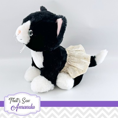 Handmade Gold Sparkle Skirt for BABW Promise Pets by That's Sew Amanda