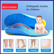 Kids Orthotics Flat Foot High Arch Support Orthopedic Insoles for Children