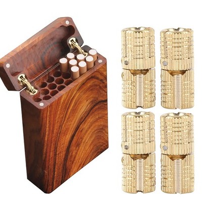 4Pcs/Pack 8Mm Barrel Hinge, Box Hinges,Hidden Brass Barrel Hinges Concealed Barr