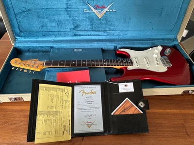 Fender Stratocaster 63 Custom Shop NOS - AAA-flame Neck Candy Apple Red 2024 OVP - Bild 1 von 4