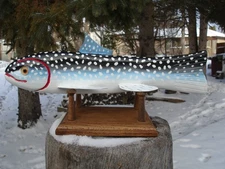 Rick Thayer Fish Spearing Lake Trout Decoy