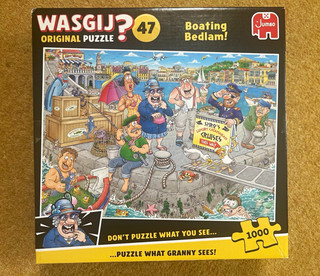 Wasgij Original 47 Boating Bedlam! 1000pc Interlocking Cardboard Puzzle