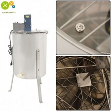1300RPM Stainless Steel Electric Honey Extractor Beekeeping Equipment Frames 4/8