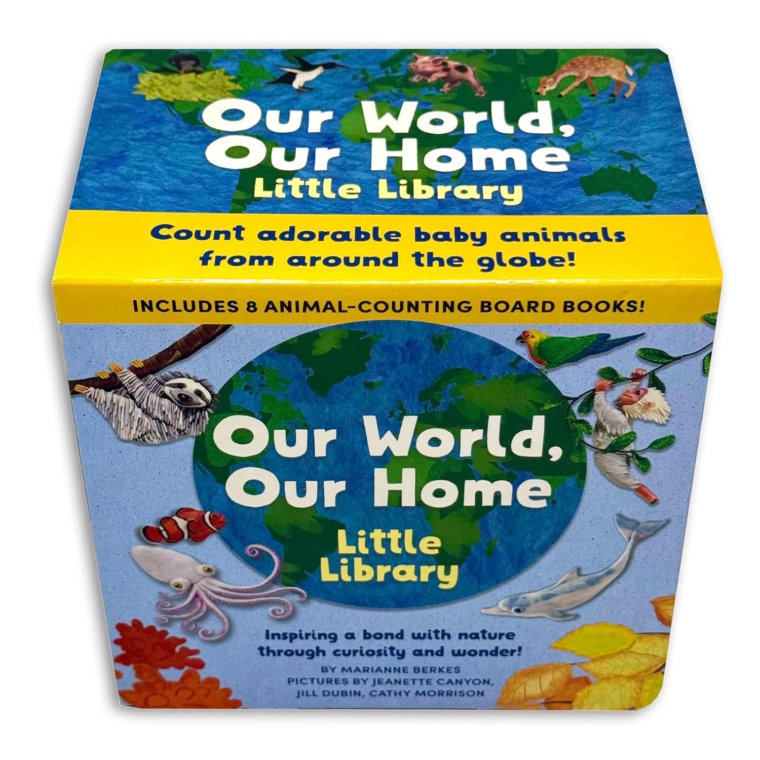 Our World Our Home Little Library 8 Board Book Collection Set by Marianne | TODO - Image 2
