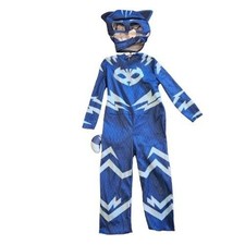 PJ Masks Catboy Costume Toddler 2T Boys Halloween Dress Up Jumpsuit Mask