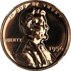 1956 Lincoln Cent Proof NGC PF68 RD Blazing Red Gem Superb Eye Appeal
