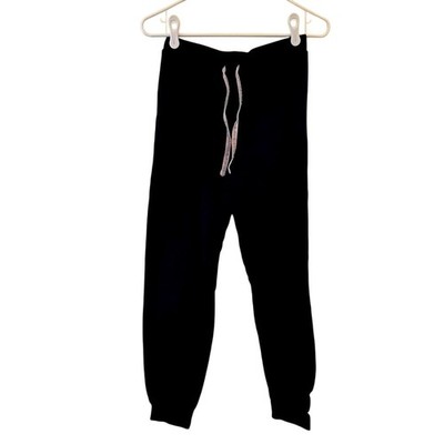 Mango black sweatpants drawstring casual comfortable pants juniors