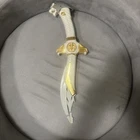 90’s Vtg  White Mighty Morphin Power Ranger Saba Tiger Saber Sword DAMAGE/4 Part