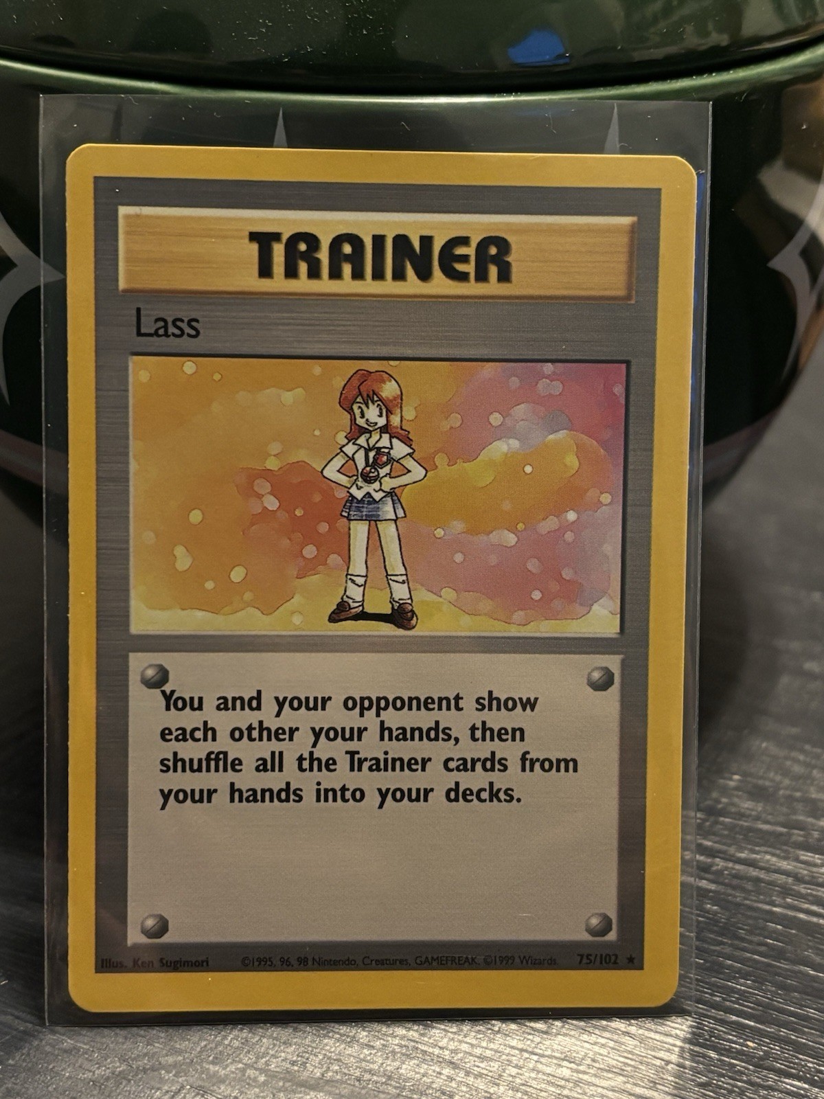 Pokémon TCG Lass Base Set Unlimited Rare Card 75/102