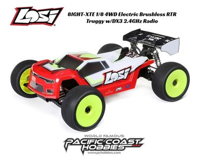 Losi 8IGHT-XTE 1/8 4WD Electric Brushless RTR Truggy w/DX3 2.4GHz Radio