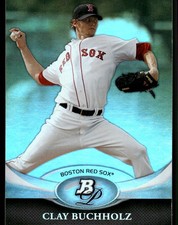 Clay Buchholz 2011 Bowman Platinum #40 Red Sox MLB READ FREE SHIP AutographDen