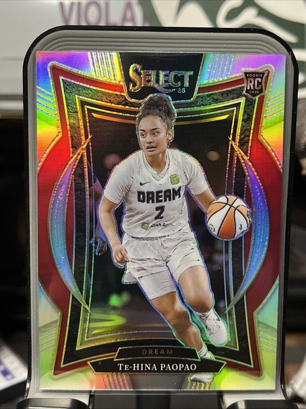 2025 Panini Select WNBA Te-Hina Paopao Concourse Silver Prizm #49 Rookie